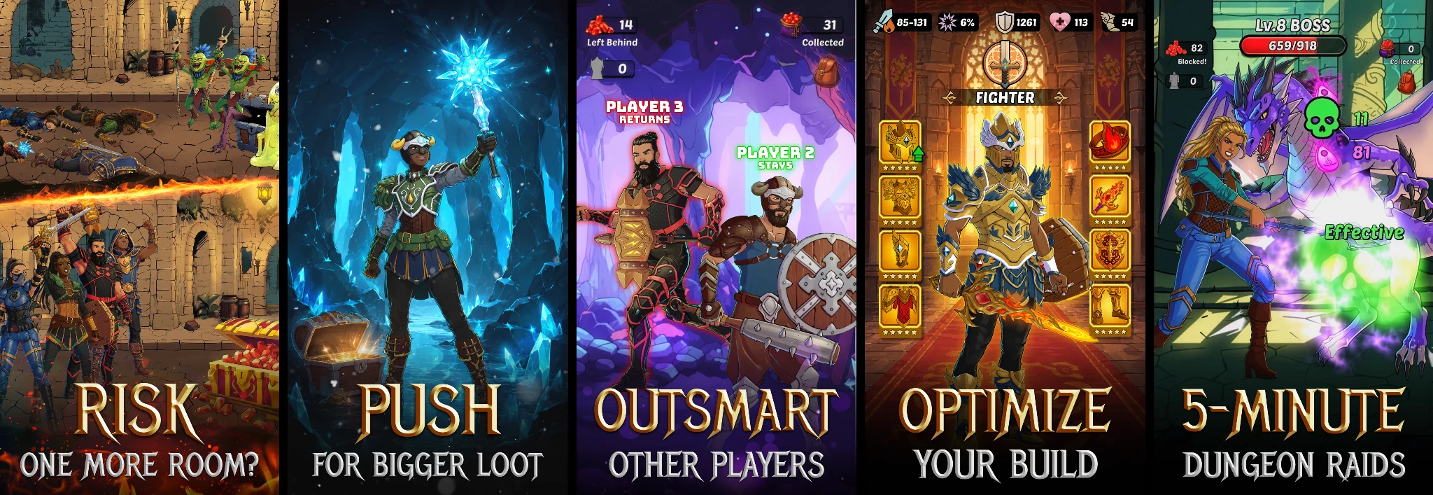 Final Heroes of Fortune USP-first portrait Google Play screenshot set