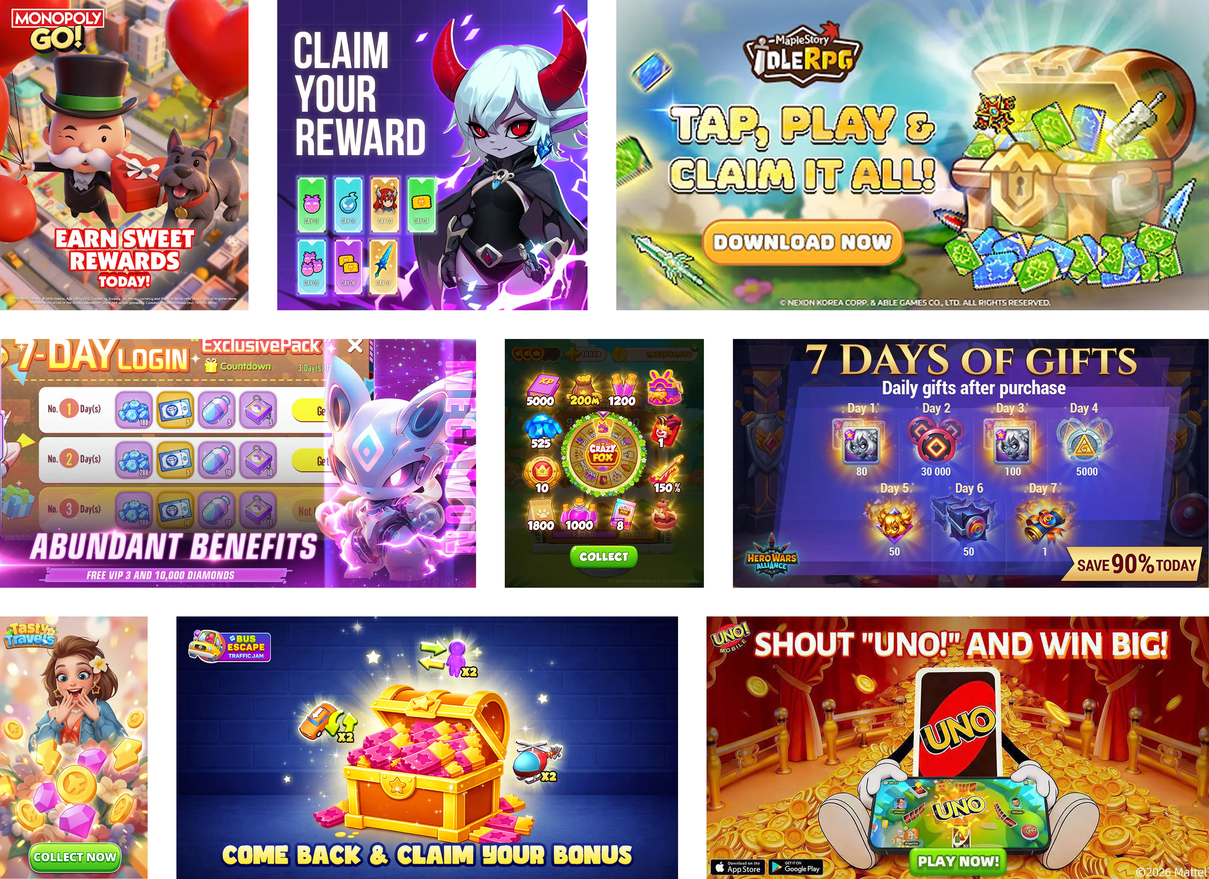 Rewards static ad example